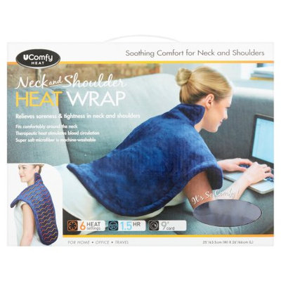E. Mishan & Sons, Inc UComfy Neck and Shoulder Heat Wrap, Blue