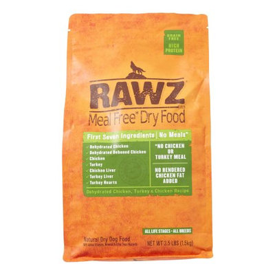Rawz Natural Pet Food Chicken & Turkey Dry Dog Food, 3.5 Lb