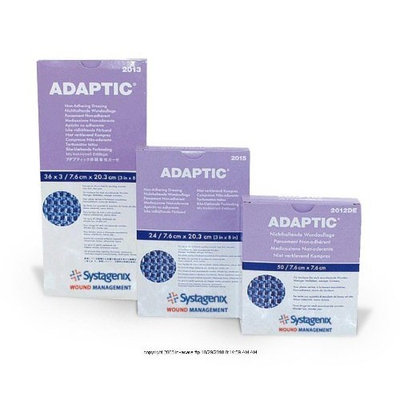 ADAPTIC Non-adhering Dressing, Adaptic Drs Non-Adh Strl 3X8, (1 BOX, 36 EACH)