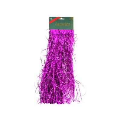 Bulk Buys Fuschia Tinsel Fringe, Case of 18