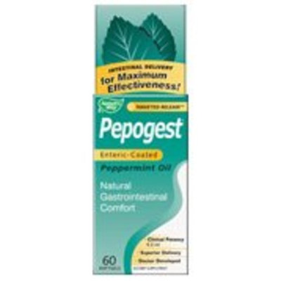 Nature's Way - Pepogest Ec Peppermint Oil, 60 softgels
