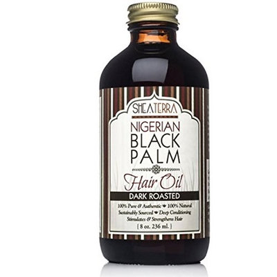 Shea Terra Hair Oil Nigerian Black Palm Seed - 8 Ounce