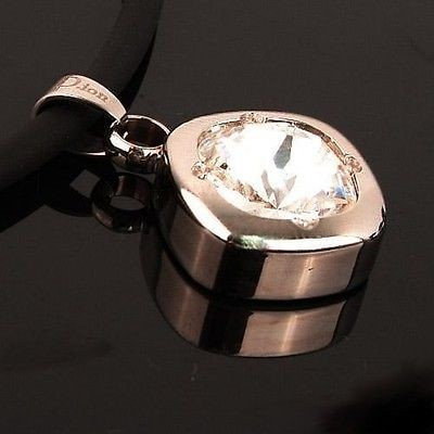 Electrified.com ELECTRIFIED FEEL BETTER Pendant Necklace Clear MADE WITH SWAROVSKI Crystal
