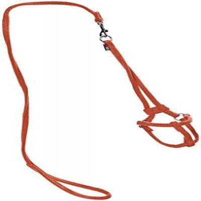 Dogline M8012-4 48 L x 0. 25 W inch Small Comfort Microfiber Round Step-In Harness, Orange
