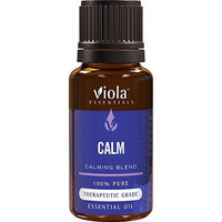 Calm Essential Oil Blend 15ml by Viola Essentials - 100% Pure Therapeutic Oil | Ideal Oil Diffuser For Relieving Stress, Excitement, and Anxiety and Promotes Relaxation by Reducing Stress