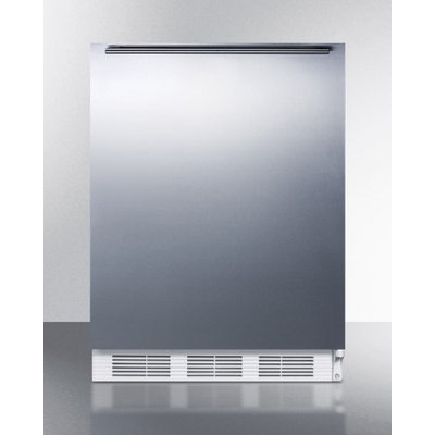 SUMMIT ADA compliant built-in all-refrigerator with auto defrost, stainless steel door, HH handle