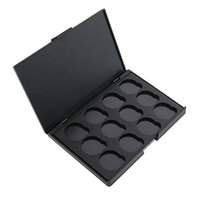 Dovewill Black Empty Magnetic Palette Container Box For Eyeshadow Blush Powder Makeup
