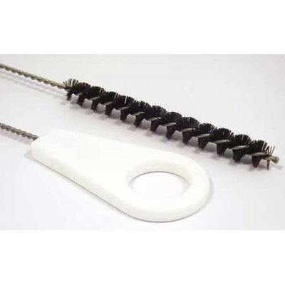 TOUGH GUY 2VGX2 Pipe Brush w/ Hndl, Nylon, Brwn,18 In. OAL