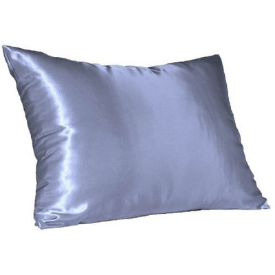 Hidden Zipper Satin Pillowcase, Choice Of Different Color's And Size's(2 Pack) (Standerd, Pink)