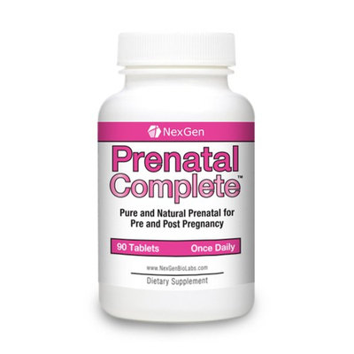 Prenatal Complete - One-A-Day Multi Vitamin for a Complete Array of All Natural Vitamins & Minerals for Optimal Health for Both Mother and Child. Full Three Month Supply!
