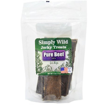 Simply Wild USA Jerky Treats - Beef Bars (4 oz)