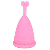 Healthful Reusable Menstrual Cup Lady Menstruation Size Small Cup Pink