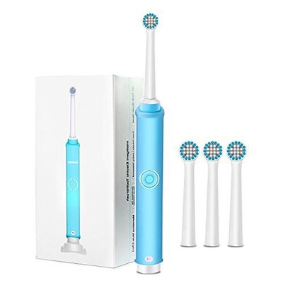 KAMLE JB-02 Electric Toothbrush Rechargeable with Replacement Brush 4 Head - for Child and Adult, Perfect Angle Bristles Clean Each Tooth.