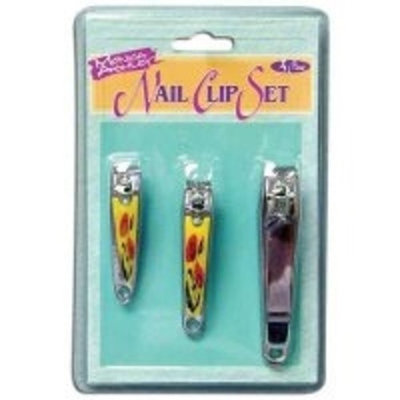 Supergooddeals.com Monica Ashley 3-Piece Designer Series Pro Nail Clip Set