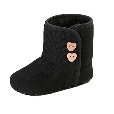 For 0-18Mnoths Girls Boys,Clode® Cute Keep Warm Infant Toddler Button Baby Boy Girl Snow Boots Soft Sole Prewalker Crib Shoes