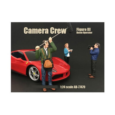 American Diorama 77479 Camera Crew Figure III Boom Operator for 1-24 Scale Models