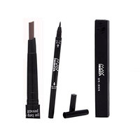 2 in 1 Style Eyeliner Eyebrow Pen, Yanvan Eyebrow Eyeliner Pen Makeup Waterproof Long Lasting Eyebrow Pencil Cosmetics Hot