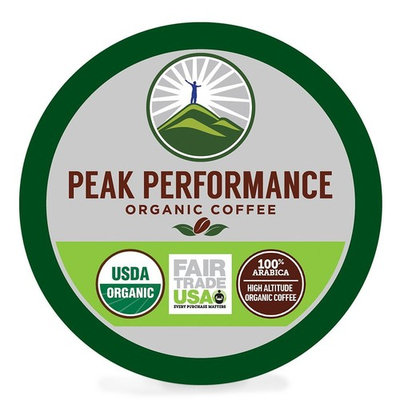 Peak Performance High Altitude Organic Coffee Pods. High Performance Body & Mind Coffee For High Performance Individuals. Fair Trade USDA Organic Beans. Medium Roast Single Serve Keurig 24 KCups