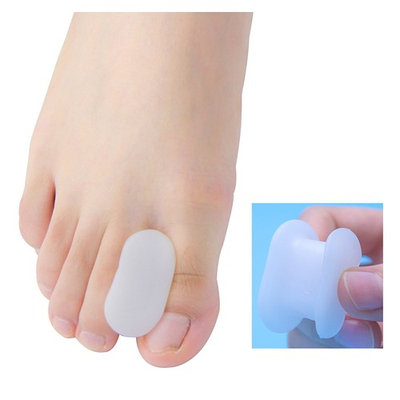 Toe Separators Spacers Gel Orthotics Bunion Separators for Bunion Toes, Overlapping Toes 5 Pairs L Size
