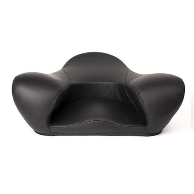 Alexia Meditation Seat D371-M9812 26 x 32.5 x 11.5 in. Alexia Meditation Seat Noir Leather