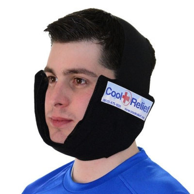 Cool Relief CRIJ-2 Jaw Ice Pack Cold Wrap by Cool Relief -2 Removeable Inserts