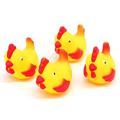 20 x Hen Doll Vinyl Squeaker Fetch Bathing Toy for Baby