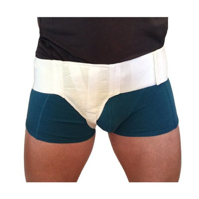 FlexaMed Right Side Inguinal Hernia Support Truss Belt with Compression Pad