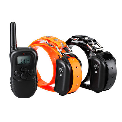 VicTsing Dog Training Collar, Remote 2 Dog Training Collar, Waterproof and Rechargeable Collar with Light/Beep/Vibration/Static Operations, Barking Collar for Large, Medium and Small Dogs