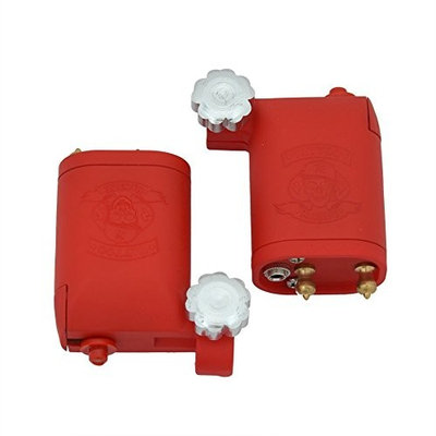 Star Tattoo 2pcs/lot Pro Red Rotary Tattoo Machine Kits