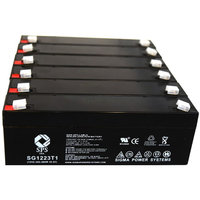 SPS Brand 12V 2.3 Ah Replacement Battery for Alphasource 115-018019-00 (6 pack)