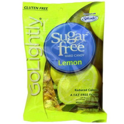 Golightly Sugar Free Hard Candy, Lemon - 2.75 Oz