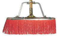 TOUGH GUY 12L032 Push Broom w/Hndl, Poly,65 In. OAL