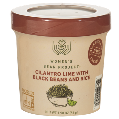 Women's Bean Project Ready-To-Eat Cilantro Lime with Black Beans and Rice Cup, 1.98 oz. cup