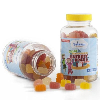 Salaam Nutritionals Children’s Halal Gummy Multivitamins – 13 Essential Vitamins and Minerals with Antioxidants – Kosher, Vegetarian, Non-GMO, Gluten, Dairy, & Nut Free (2 Pack, 180 Total Count)