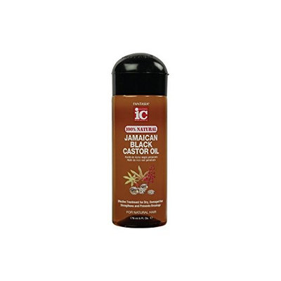 Fantasia IC Jamaican Black Castor Oil for Natural Hair Travel size 100% Natural (2 oz)