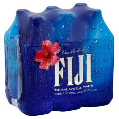 FIJI Water, Natural Artesian - 6 pack, 1.05 qt bottles