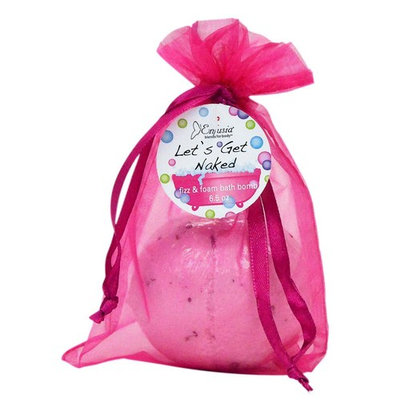 Enfusia Fizz & Foam Bath Bomb, Light Pink, Lets Get Naked, 6.5 Ounce