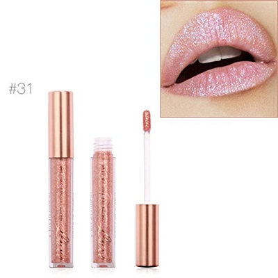 Fullkang FOCALLURE Fashion Bling Lipstick Cosmetics Sexy Metallic Lip Gloss