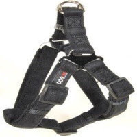 Dogline M8101-1 11-15 L x 0. 63 W inch Comfort Microfiber Step-In Harness, Black