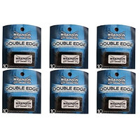 Wilkinson Sword Double Edge Razor Blades, 10 ct. (Pack of 6) + FREE Scunci Effortless Beauty Black Clips, 15 Count