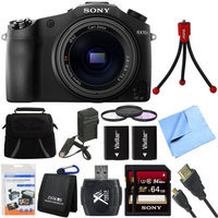 Sony DSC-RX10M II Cyber-shot 4K Video 20.1 MP Digital Still Camera Deluxe Bundle