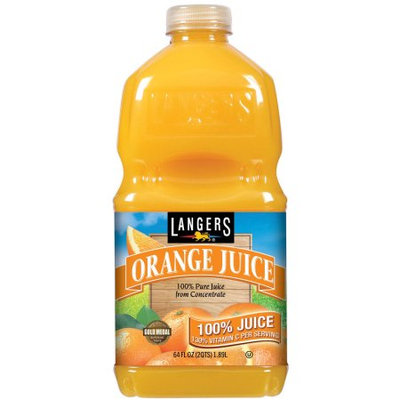 Langer Juice Company Langers 100% Juice Orange, 64 oz