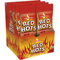 Ferrara Candy Company Red Hots Cinnamon Candy, 3.5 Ounce Bag, Pack of 8
