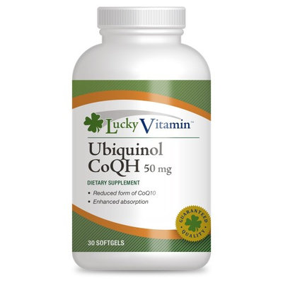 LuckyVitamin - Ubiquinol CoQH 50 mg. - 30 Softgels