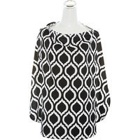 Itzy Ritzy Reversible Nursing Cover - Moroccan Nights (Black)
