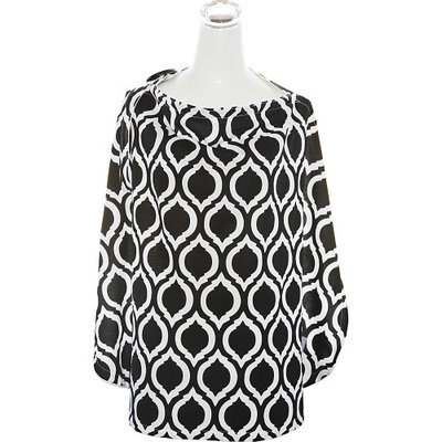 Itzy Ritzy Reversible Nursing Cover - Moroccan Nights (Black)
