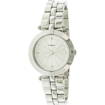 Timex Women's Style Elevated TW2P79100 Silver Stainless-Steel Quartz Fashion Watch