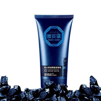 Fheaven Men Control Oil Wash Cool To Blackhead Acne Moisturizing Face Cleanser