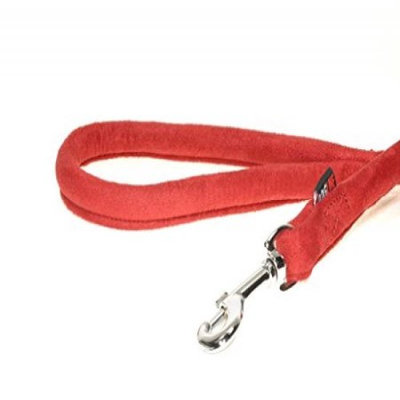 Dogline M8065-3 6 ft. L x 0. 33 W inch Comfort Microfiber Round Leash, Red