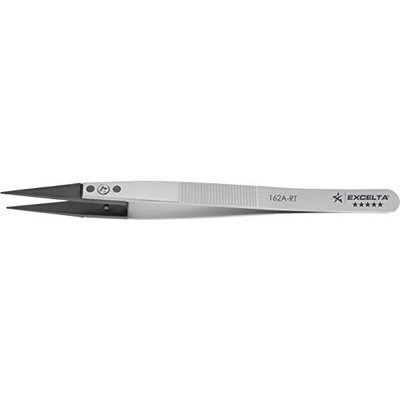 Excelta - 162A-RT - Tweezers - Replaceable Tip - Straight - Five Star - Peek Tips, 0.06